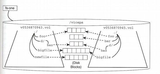 Figure 4-2: Internal View of vice Partition with Backup Volume
